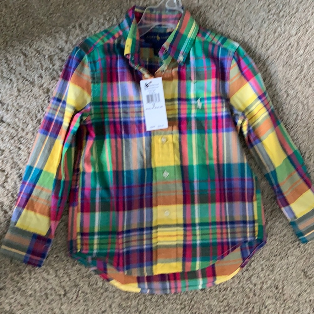 NWT size 4 button down shirt